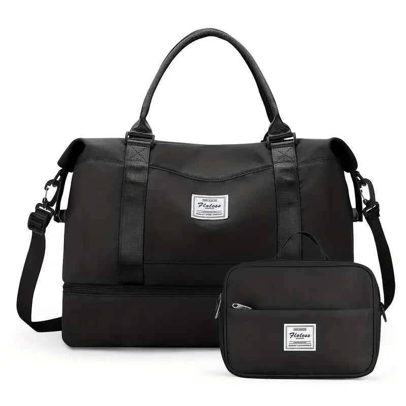 Bolsa-Malas Impermeável com Bolsos Multifuncionais - +Brinde
